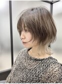 インナーカラー×ネオウルフボブウルフ　ウルフカット