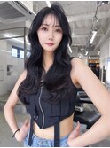 縮毛矯正 韓国風 ダブルカラー 髪質改善5131