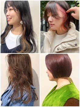 リサヘアーデザイン(RISA HAIR DESIGN)の写真/〈天神/大名〉マンネリさせたくない髪色も気分に合わせてチェンジ♪髪質改善カラーで史上最高のツヤ髪を＊