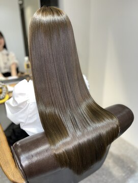 アールサロン アネックス 名駅(Rr SALON ANNEX) 赤みを抑えたグレージュカラー/名駅/伏見