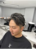 メンズハイライトカラー/ツーブロックスタイル