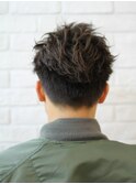 バーンブラスト　ワイルドツーブロック　前髪かきあげ