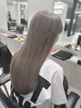 リムレスバイサンク 万代 新潟駅(LIMLESS by cinq) 落ち着きのある色味が◎グレージュカラーで大人な印象に＊