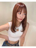 美容室 パルス 静岡鷹匠店(PALS)&nbsp;ハイレイヤー／フェイスレイヤー／暖色カラー／フルバング