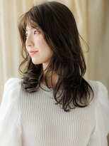 カバーヘア ブリス 大宮西口(COVER HAIR bliss)&nbsp;バタフライカットウェーブパーマフェミニンロングX大宮30代40代