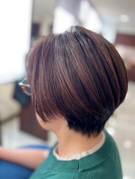 ヘアープレイス クリアライン 澄川店(hair place CLEAR LINE) メテオカラーとショートカットで女性らしく