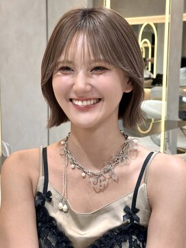 ロンドリメゾン 原宿(Lond re Maison.) ミニウルフレイヤーカット顔周り前髪韓国ショートボブ/原宿