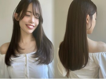 エル セルカ 高田馬場(el CERCA)の写真/【髪質改善♪】ナチュラルな艶のある縮毛矯正で艶髪へ♪今話題のトリートメント多数取扱い！