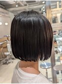 秋冬オススメ！20代30代かわいい切りっぱなしボブ