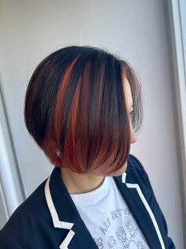 ヘアーアート リオン バイニューヨークニューヨーク(hair art Le Riow byNYNY) アンブレラカラー×ボブスタイル