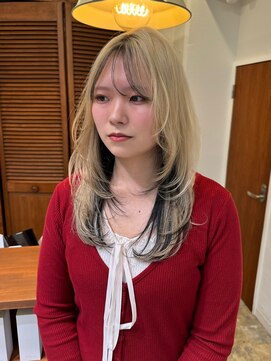 韓国風レイヤー　アンブレラカラー