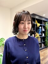 シアン ヘア デザイン(cyan hair design)&nbsp;【cyan】暗髪ボブパーマ