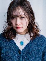 ヘアークラフト(Hair Craft)&nbsp;コテ巻き風パーマ×ミディアムレイヤー【岡山】似合わせパーマ