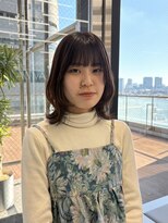 ザザ ZA/ZA 茗荷谷&nbsp;イエベ秋さんにおすすめ♪チョコブラウン/ミディアムレイヤー