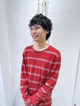 ミュー(Mu) ナードショート メンズパーマ