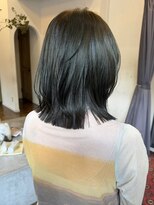ヘアーアイスカルテット(HAIR ICI QUARTET)&nbsp;春ミディアム◎透明感オリーブ×レイヤー小顔効果