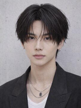 エイド 本店(aid) 毛流れセンターパートコンマバング韓国ショートカルマヘア