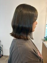クララジャパン ナベシマ(CLALA JAPAN Nabeshima)&nbsp;ボブ　ミルクティーベージュ　艶髪　髪質改善カラー　ショート