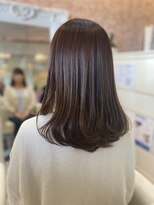 ピートリックヘアーメイキング(P-tRICK hair making)&nbsp;髪質改善ストレート+カラー+仕上げに毛先ワンカール