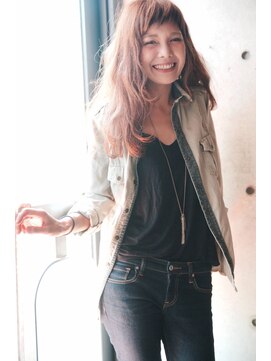 ヘアーアンドアトリエ マール(Hair&Atelier Marl) 【Marl】ショートバングのふんわりロング