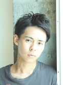 カジュアルなツーブロック