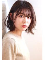 リタ(Lita)&nbsp;切りっぱなしボブ　ショコラベージュ　シースルーバング