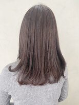 アルバム 銀座(ALBUM GINZA)&nbsp;ダークグレー_アッシュブラウンネオウルフ外ハネボブ_ba274031