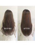 髪質改善水素トリートメントでさらさらロングヘア