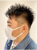 【宮本大輔】刈り上げ エッジショート 束感 フェード 簡単 人気