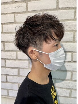 アッシュ 十日市場店(Ash) マッシュランダムパーマスタイル