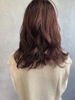 キチ(kichi.)&nbsp;[kichi.] セミロング×暖色系カラー