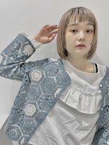 モカゲ(MOKAGE)&nbsp;pink beige bob