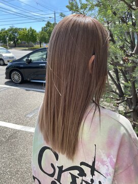 ヘアサロン エン(hair salon en.) ミルクティベージュ