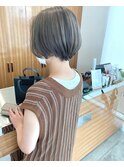 グレージュショートボブ〇