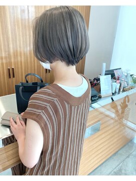 カッツ 駅家店(CUT S) グレージュショートボブ〇