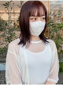 ミディアム×レッドブラウン