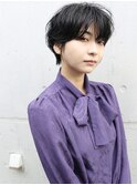 天神【BIRTH】大人可愛いショート×黒髪パーマ