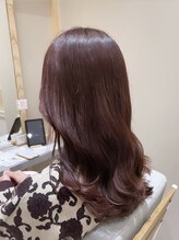 スピンヘア SOCOLA塚口店(Spin hair) ツヤ髪ピンクカラー/暖色系カラー