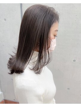 グロウバイニューヨークニューヨーク(Grow by NYNY) 【打越】ミディアム×ダークグレージュ