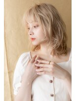 モッズヘア 越谷(mod's hair) 外国人風ハイトーンカラー艶感ブロンドヘア312Y越谷10代20代30代