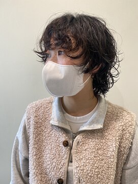 スタイル 茅ケ崎(STYLE) 【ハクラ】ウルフ ウルフパーマ 黒髪パーマ レイヤー