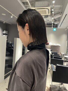 ヘアーエスクールシーユー 枚方T-SITE店(hair S.COEUR×Cu) ヘイリーボブ