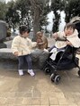 ディレクト 新宿(Direct) 2人の娘と動物園巡り☆【新宿/髪質改善/縮毛矯正/キッズカット】