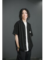 ガビーヘアルーブ(gabi hair LOOB) 波巻きスパイラルパーマセンターパート波巻きパーマツーブロック