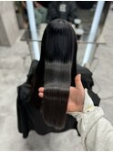 美髪矯正+髪質改善トリートメント