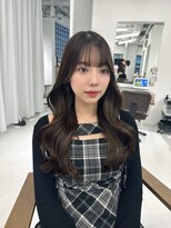 ハピネス 梅田茶屋町店(HAPPINESS)&nbsp;ロングレイヤー/韓国ヘア/髪質改善/顔まわり/ブリーチなし