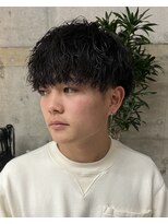 サップ 茨木店(Sup)&nbsp;ラウンドマッシュ/ソフトツイスパ/メンズスタイル/メンズヘア