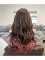 ジエクト ヴィシア(The Ect VIXIA) チェリーレッド/エンドカラー/ワインレッド/ロング