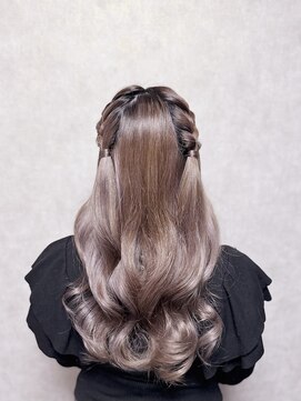ティアラ 栄(TIARA) 名古屋★栄/結婚式お呼ばれハーフアップ◎あみこみヘアセット