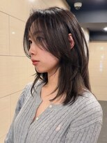 ジアン テラス(GIEN TERRASSE)&nbsp;ニュアンスレイヤー韓国ヘアレイヤーカット大阪梅田茶屋町@岸本